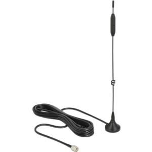 DeLOCK - Mobiltelefon-/Wi-Fi-Antenne - Innen / Außen - DECT, UMTS, GSM, LTE, Bluetooth, WLAN 2,4 GHz, ZigBee, Z-Wave, LoRa 868 MHz / 915 MHz (12420)