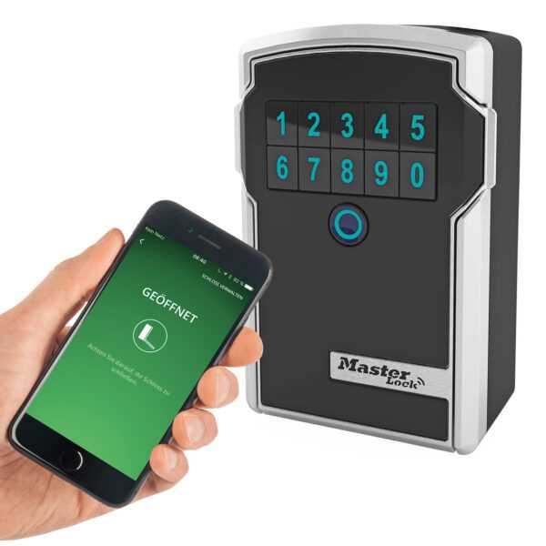 Master Lock Select Access Smart Bluetooth-Schlüsselsafe mit Zugriff per Smartphone und Nummerncode