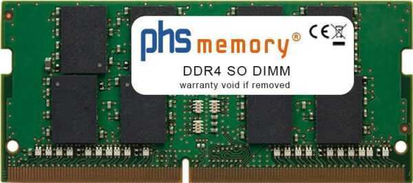 PHS-memory 32GB RAM Speicher passend für Lenovo IdeaPad 1 15ADA7 (82R1) DDR4 SO DIMM 2666MHz PC4-2666V-S (SP404001)