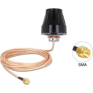 DeLOCK LTE Antenna - Antenne - Smart Home - 2 dBi - ungerichtet - außen, innen - Schwarz