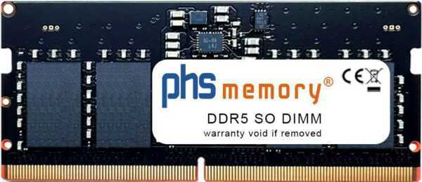 PHS-memory 8GB RAM Speicher passend für Lenovo IdeaPad Gaming 3 16ARH7 (82SC) DDR5 SO DIMM 4800MHz PC5-38400-S (SP433406)