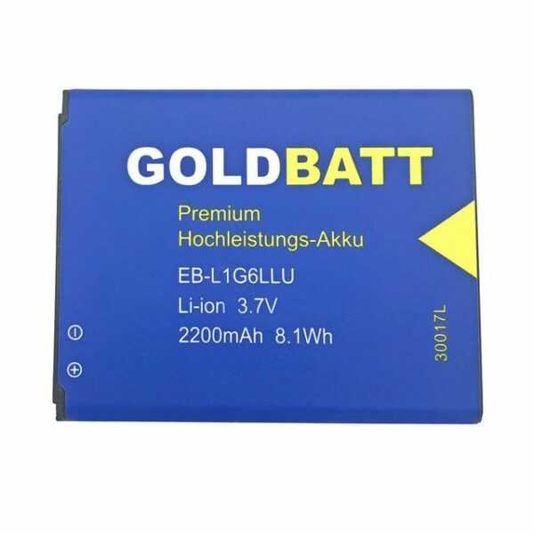 GOLDBATT "Akku passend für Samsung Galaxy S3 I9300 GTi9300 S3 GT-i9300 GTi9305 LTE i939 i9300 Smartphone EB-L" Akku Ersatzakku Akku 2200 mAh (3,7 V, 1 St), optimale Passgenauigkeit, 100 % kompatibel