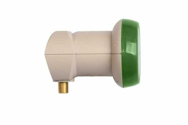 Humax "Green Power Single LNB 313" Universal-Single-LNB (für 1 Teilnehmer, für 1 Teilnehmer Umweltfreundliche Verpackung, stromsparend, LTE Filter)