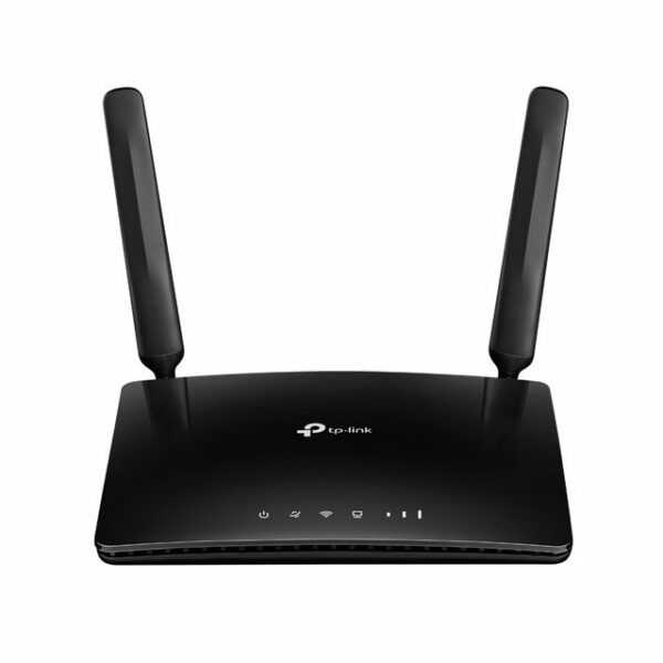 TP-Link "Archer MR200 V3" 4G/LTE-Router, Dualband 4G LTE WLAN WiFi Router, 150 Mbit/s im Download, simultanes Dualband, 300 Mbit/s, 2,4GHz, + 433 Mbit/s, 5GHz, frei konfigurierbarer LAN/WAN-Port, schwarz