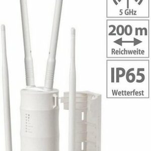 7Links WLR-1200 Wetterfester Outdoor-WLAN-Repeater Antenne mit 1.200 Mbit/s WLAN-Repeater