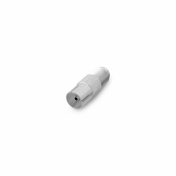 ARLI TV Adapter vergoldet IEC 9,5 mm Antennenbuchse Antenne Kabel Sat F-Adapter Coax Anlagen F-Stecker F-Buchse F-Kupplung F Verbindung Verbinder Übergang Koax 4K ARLI Gerade Buchse Kupplung Kabelzubehör