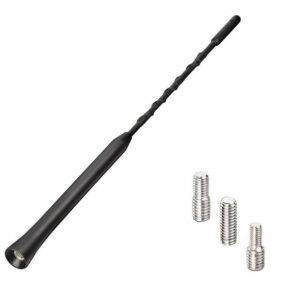 Bolwins H77 Bolwins 28cm Universal KFZ Auto Stab Dachantenne Antenne Radio 16V Gewinde Adapter Dachantenne