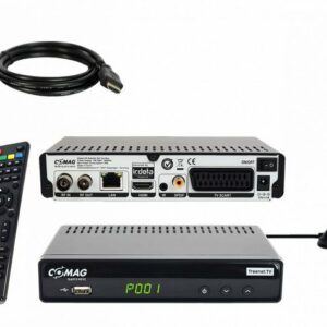 Comag SL65T2 freenet TV, Full HD DVB-T2 HD Receiver (2m HDMI Kabel, aktive DVB-T2 Antenne)