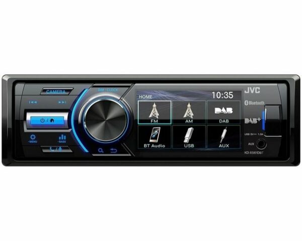 DSX JVC TFT Bluetooth DAB+ USB Radio Antenne inkl für VW Golf 5 V Bj 03-08 Autoradio (Digitalradio (DAB), 45,00 W)