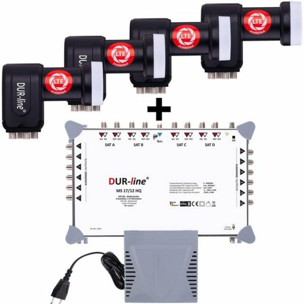 DUR-line DUR-line MS-S 17/12-4Q - Multischalter Set SAT-Antenne