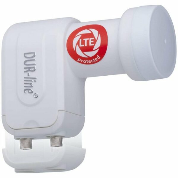 DUR-line DUR-line +Ultra Twin LNB - 2 Teilnehmer weiß - mit LTE-Filter [ Test Universal-Twin-LNB