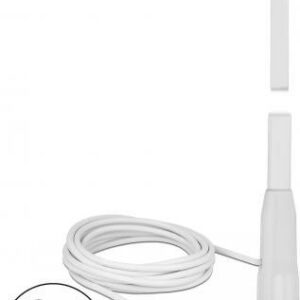 DeLOCK WLAN 802,11 b/g/n Marine Antenna - Antenne - Smart Home - 10 dBi - Innen / Außen, Schraubmontage - weiß (12576)