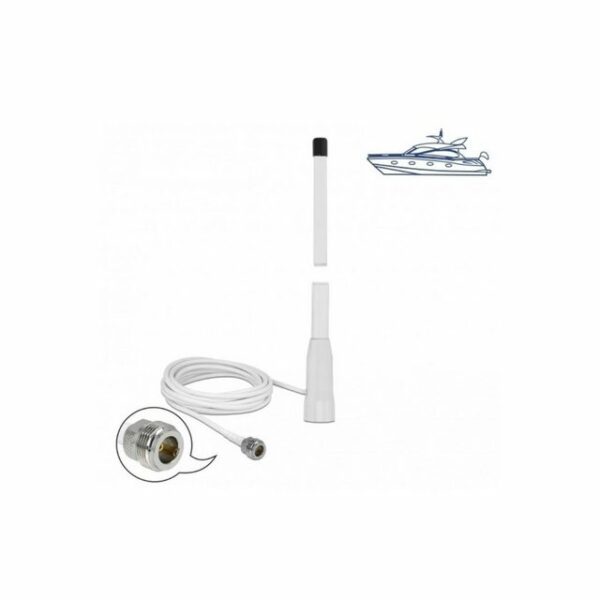 Delock 12576 - WLAN 802.11 b/g/n Marine Antenne N Buchse 10 dBi... WLAN-Antenne