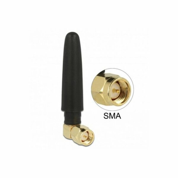 Delock 12624 - WLAN 802.11 b/g/n Antenne SMA Stecker 90° 2 dBi... WLAN-Antenne