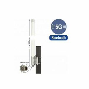 Delock 12631 - 5G LTE Antenne N Buchse -2,14 - 2,93 dBi 33,5 cm... WLAN-Antenne