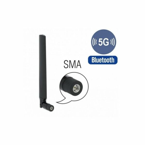 Delock 12634 - 5G LTE Antenne SMA Stecker -3,3 - 1,3 dBi... WLAN-Antenne