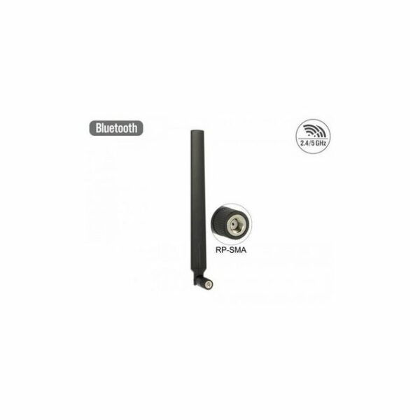 Delock 88913 - WLAN 802.11 ac/a/h/b/g/n Antenne RP-SMA Stecker... WLAN-Antenne