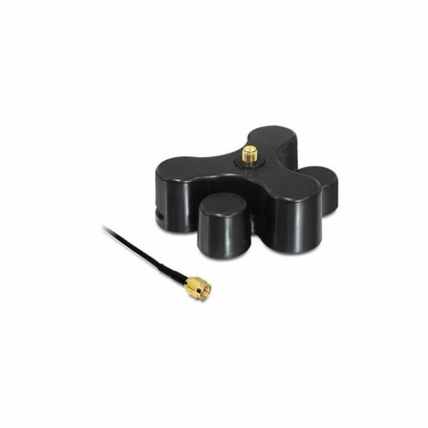 Delock Antennenfuß RP-SMA Buchse zu RP-SMA Stecker mit 1 m... WLAN-Antenne