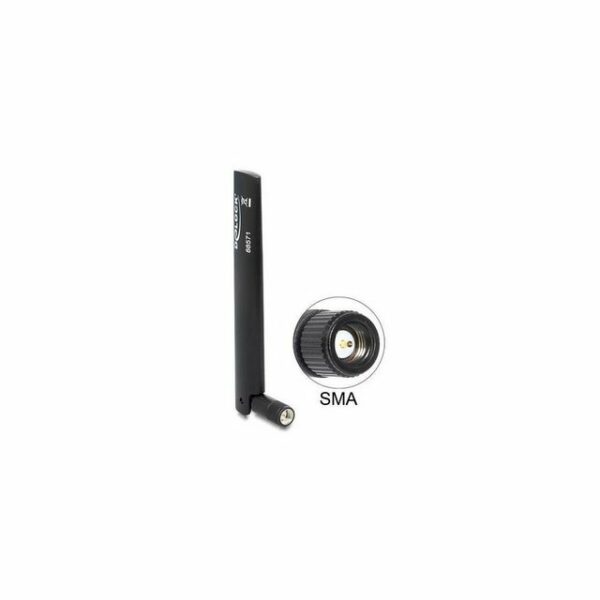 Delock LTE Antenne SMA -0,8 - 3,0 dBi omnidirektional mit... WLAN-Antenne