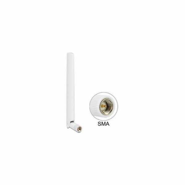 Delock LTE Antenne SMA Stecker 1 - 2,5 dBi omnidirektional mit... WLAN-Antenne