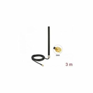 Delock LTE UMTS GSM Antenne SMA Stecker 3 dBi omnidirektional... WLAN-Antenne