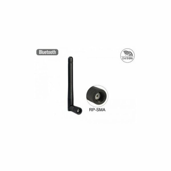 Delock WLAN 802.11 ac/a/b/g/n Antenne RP-SMA St. 2 dBi omni mit... WLAN-Antenne