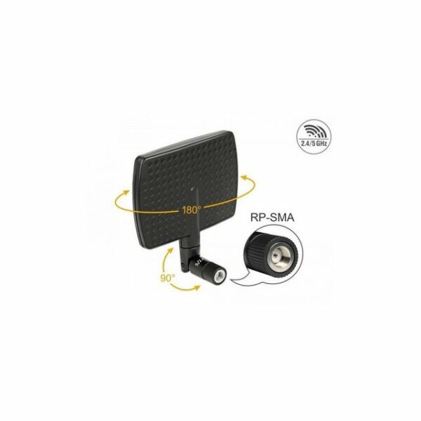 Delock WLAN 802.11 ac/a/b/g/n Antenne RP-SMA Stecker mit... WLAN-Antenne