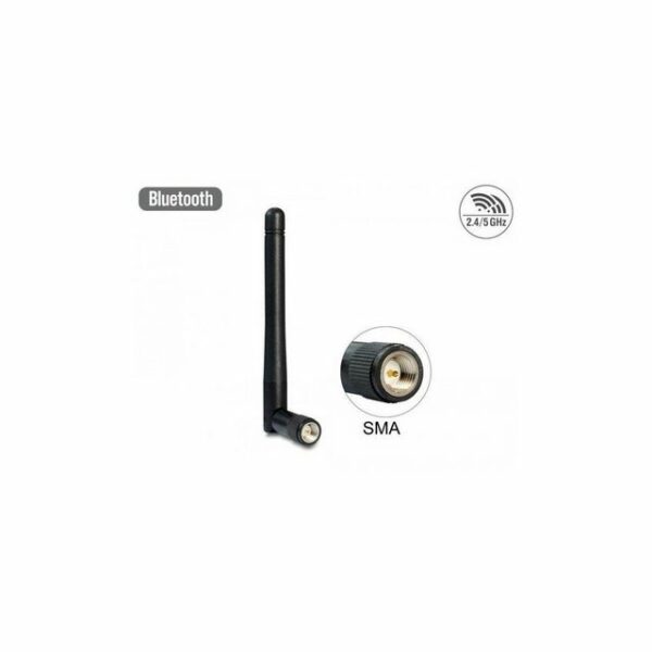 Delock WLAN 802.11 ac/a/b/g/n Antenne SMA Stecker 2 dBi... WLAN-Antenne