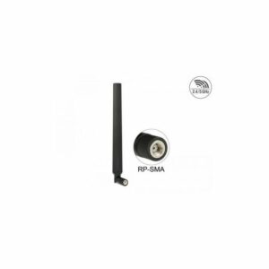 Delock WLAN 802.11 ac/a/h/b/g/n Antenne RP-SMA Stecker 5-7 dBi... WLAN-Antenne