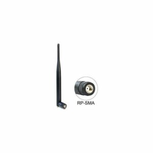 Delock WLAN 802.11 b/g/n Antenne RP-SMA Stecker 5 dBi omni mit... WLAN-Antenne