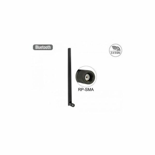 Delock WLAN Antenne 802.11 ac/a/h/b/g/n RP-SMA 3 ~ 6 dBi... WLAN-Antenne