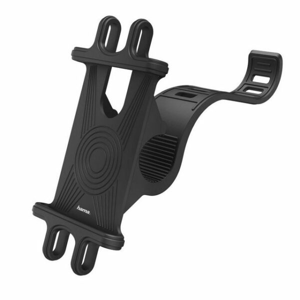 Hama Universal Smartphone Fahrradhalter, schwarz Handy-Halterung, (Handyhalterung Breite 6-8 cm, Höhe 13-15 cm)