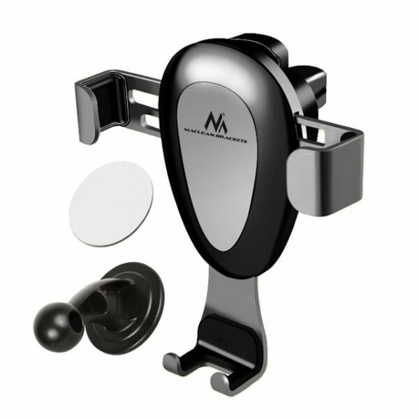 Maclean Brackets MC-324 Smartphone-Halterung, (mit Schwerkraft-Mechanismus und 360-Grad-Kugelgelenk)