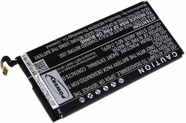 Powery Akku für Samsung Galaxy S6 LTE-A Smartphone-Akku 2550 mAh (3.85 V)