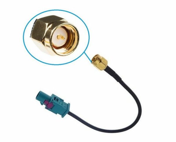 TAFFIO Fakra to SMA GSM GPS DAB DVB-T Antennen Adapter Cable KFZ Adapter