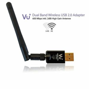 VU+ VU+ Dual Band Wireless USB 2.0 Adapter 600 Mbps inkl. Antenne Tuner