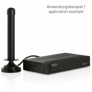 Wicked Chili DVB-T2 Antenne für HD TV Receiver, Freenet TV, 3m Innenantenne (DVB-T, DVB-T2, für Innenbereich, Verstärkung: 6 dBi dB), DVB-T2 / DVB-T Zimmer Antenne mit Magnetfuß und Koaxial-Stecker, Kabellänge: ca. 3 m, Verstärkung: 6dBi, ideal für DVB-T2 / DVB-T Receiver Comag, Crypto, Digitalbox, Edision, HB-Digital- Humax, Philips, Skymaster, Strong, Technisat, VU, Zoro, etc.