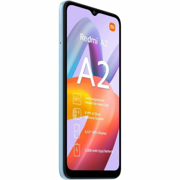 Xiaomi Redmi A2 32 GB / 2 GB - Smartphone - light blue Smartphone (6,5 Zoll, 32 GB Speicherplatz)