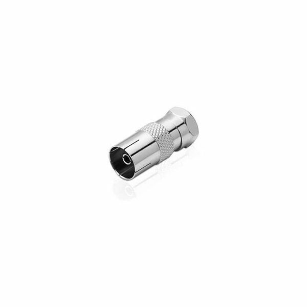 conecto conecto Antennen-Adapter, F-Stecker auf IEC-Buchse, Adapter zum Verbin SAT-Kabel