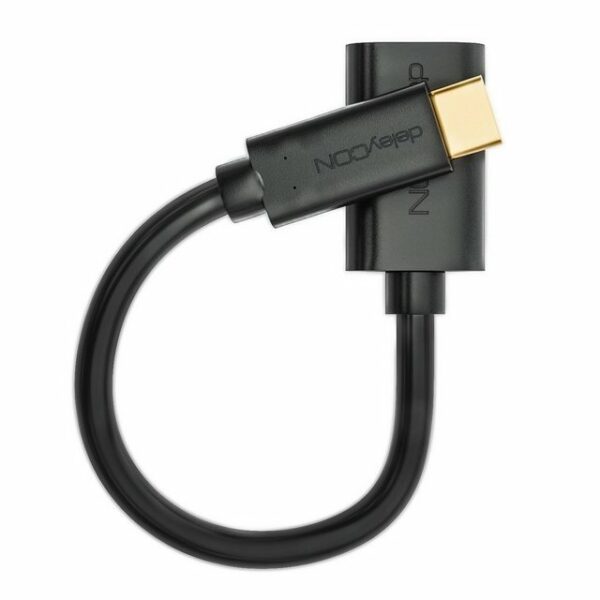 deleyCON deleyCON 0,2m USB C OTG Adapter Kabel USB 2.0 USB-C zu USB-A Buchse Smartphone-Adapter