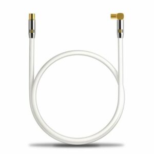 deleyCON deleyCON HDTV TV Antennen Kabel 7,5m - 1x 90° gewinkelt 7,5m Stecker TV-Kabel