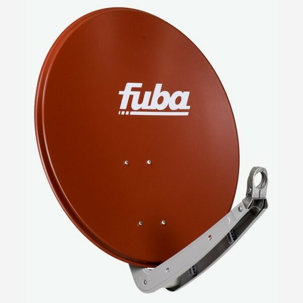 fuba Antenne 60x65 cm Alu DAA 650 Satellitenantenne - Rot SAT-Antenne