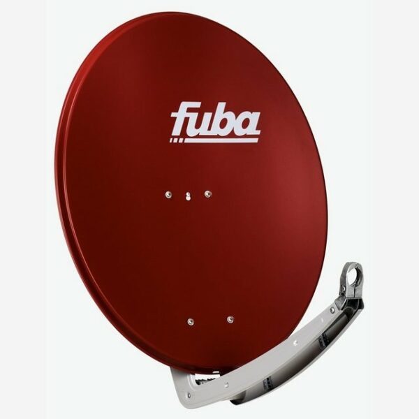 fuba DAA 780 R Satellitenantenne 78 cm Aluminium Ziegelrot SAT-Antenne