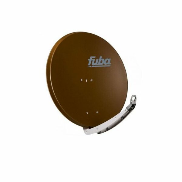 fuba DAA 850 B Satellitenantenne 85cm Aluminium Braun DEK 417 Quad LNB Direktanschluss 4 Teilnehmer 8x F-Stecker SAT-Antenne