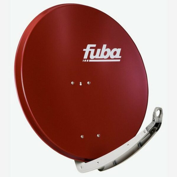 fuba DAA 850 R Satellitenantenne 85 cm Aluminium Ziegelrot SAT-Antenne