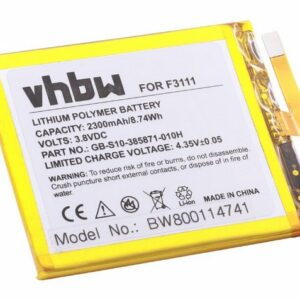 vhbw passend für Sony Xperia F3111, F3112, F3113, F3115, F3116, XA, XA LTE Smartphone-Akku 2300 mAh