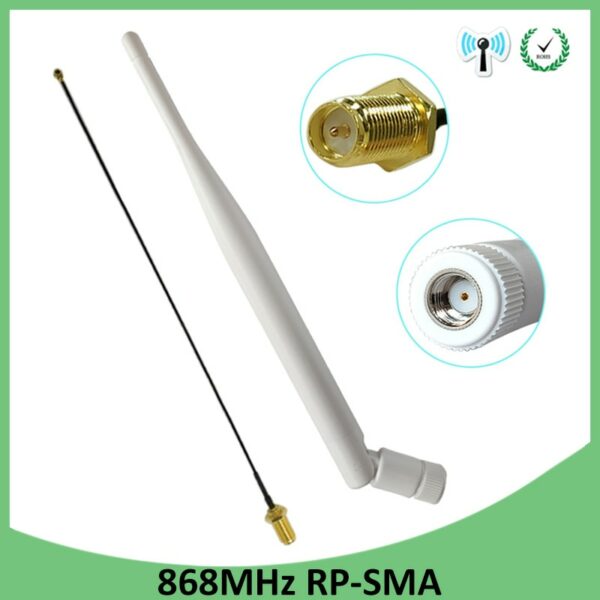 868MHz 915MHZ antenna lora antena pbx 5dbi RP-SMA Connector GSM Antenna 868 MHz 915 MHz antena gsm white small antenne Lorawan