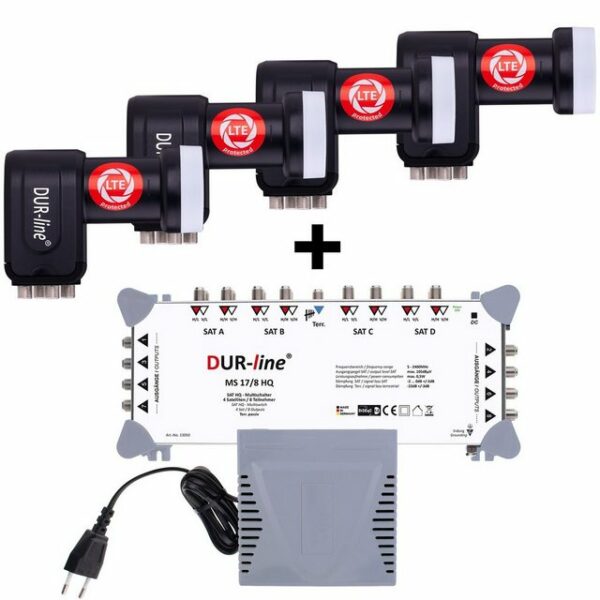 DUR-line DUR-line MS-S 17/8-4Q - Multischalter Set SAT-Antenne