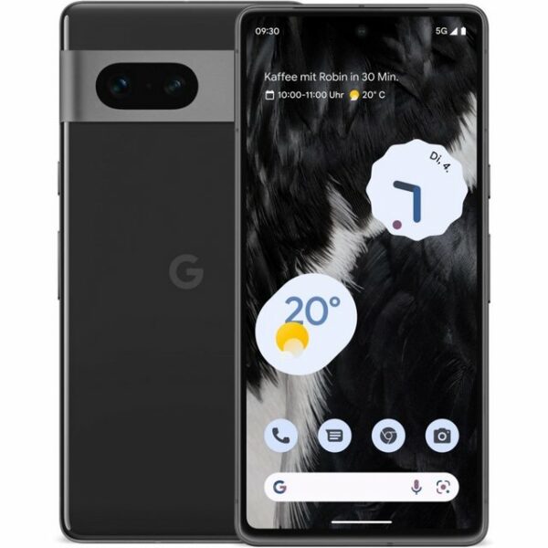 Google Pixel 7 5G 256 GB / 8 GB - Smartphone - obsidian Smartphone (6,3 Zoll, 256 GB Speicherplatz)