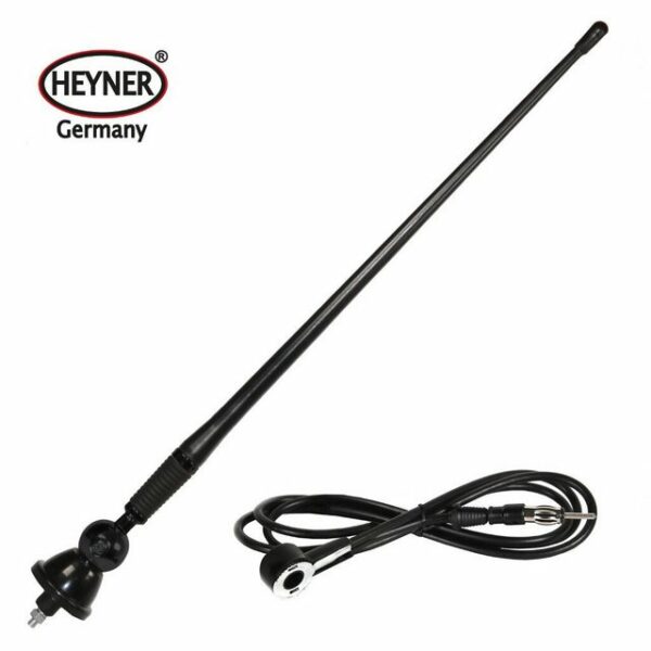 HEYNER Premium Flex-Antenne 12 V Autoradio-Ersatzantennenstab